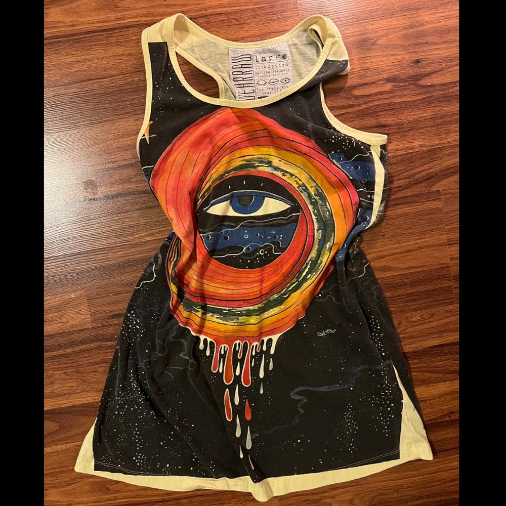 Short Eyeball Hippie dress
